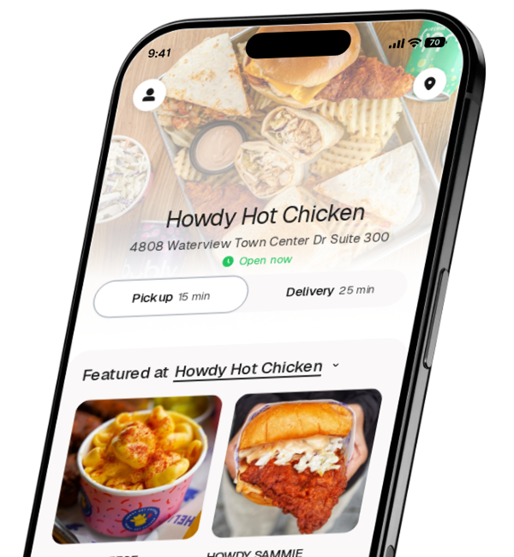 Howdy Hot Chicken app preview